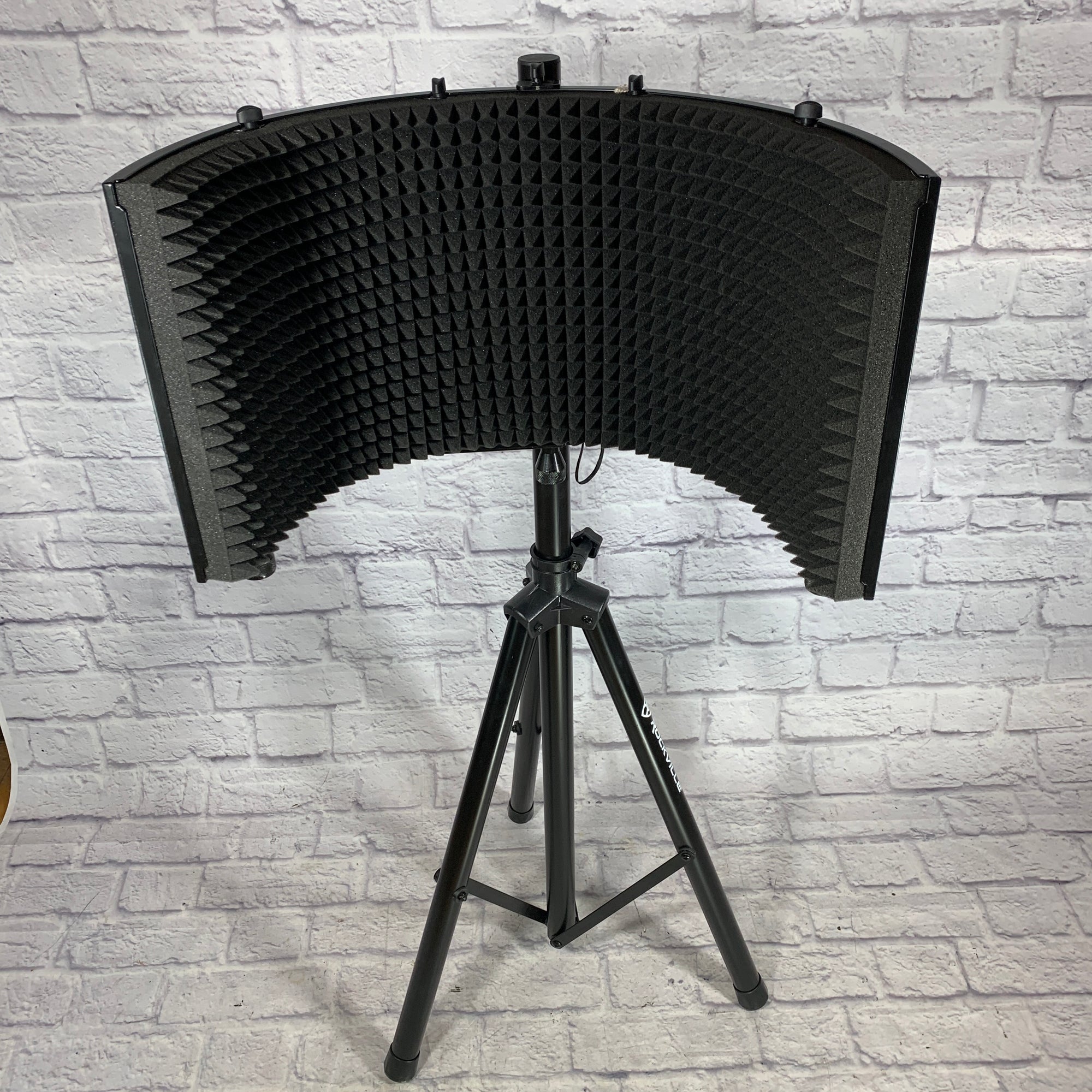 Rockville 5 Panel Vocal Shield w/ Tripod Stand