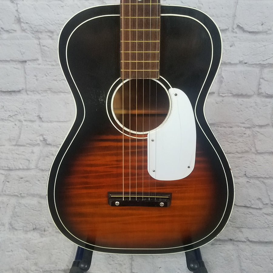 Vintage 60's Silvertone 604 Parlor Acoustic Guitar