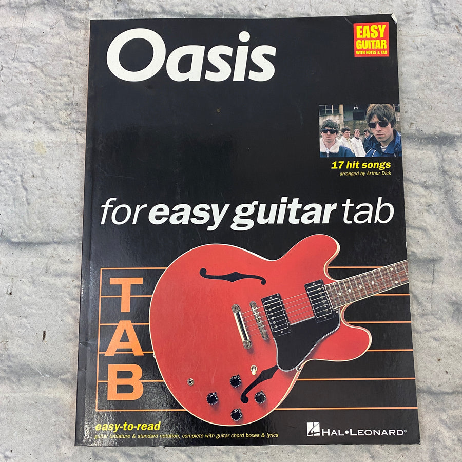 Hal Leonard Oasis for Easy Guitar Tab Book