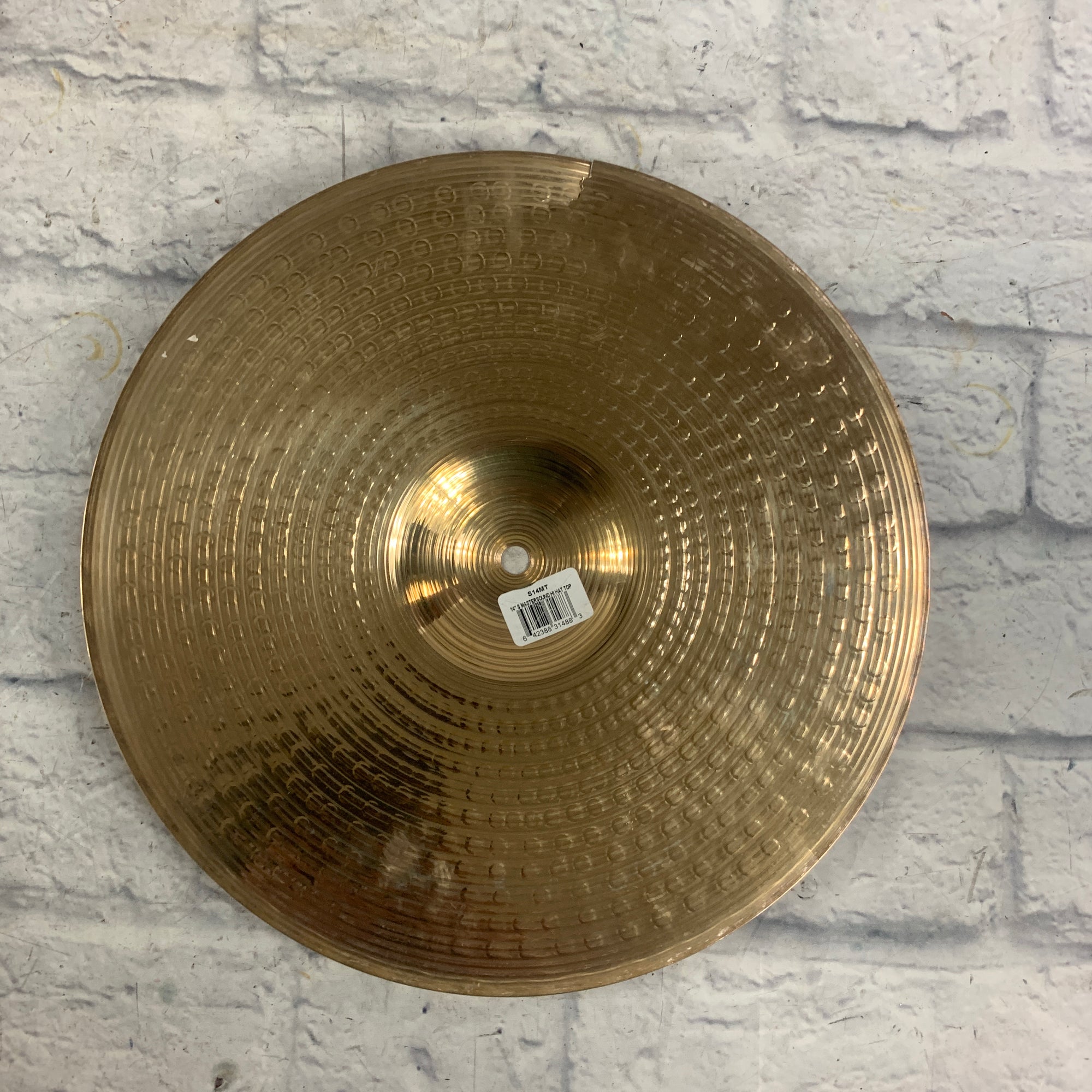 Zildjian 14 S Mastersound Top Hi Hat CRACKED