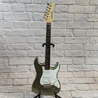 Fernandes Revival S-Standard Electric Guitar MIJ Silver Sparkle - New Old Stock!