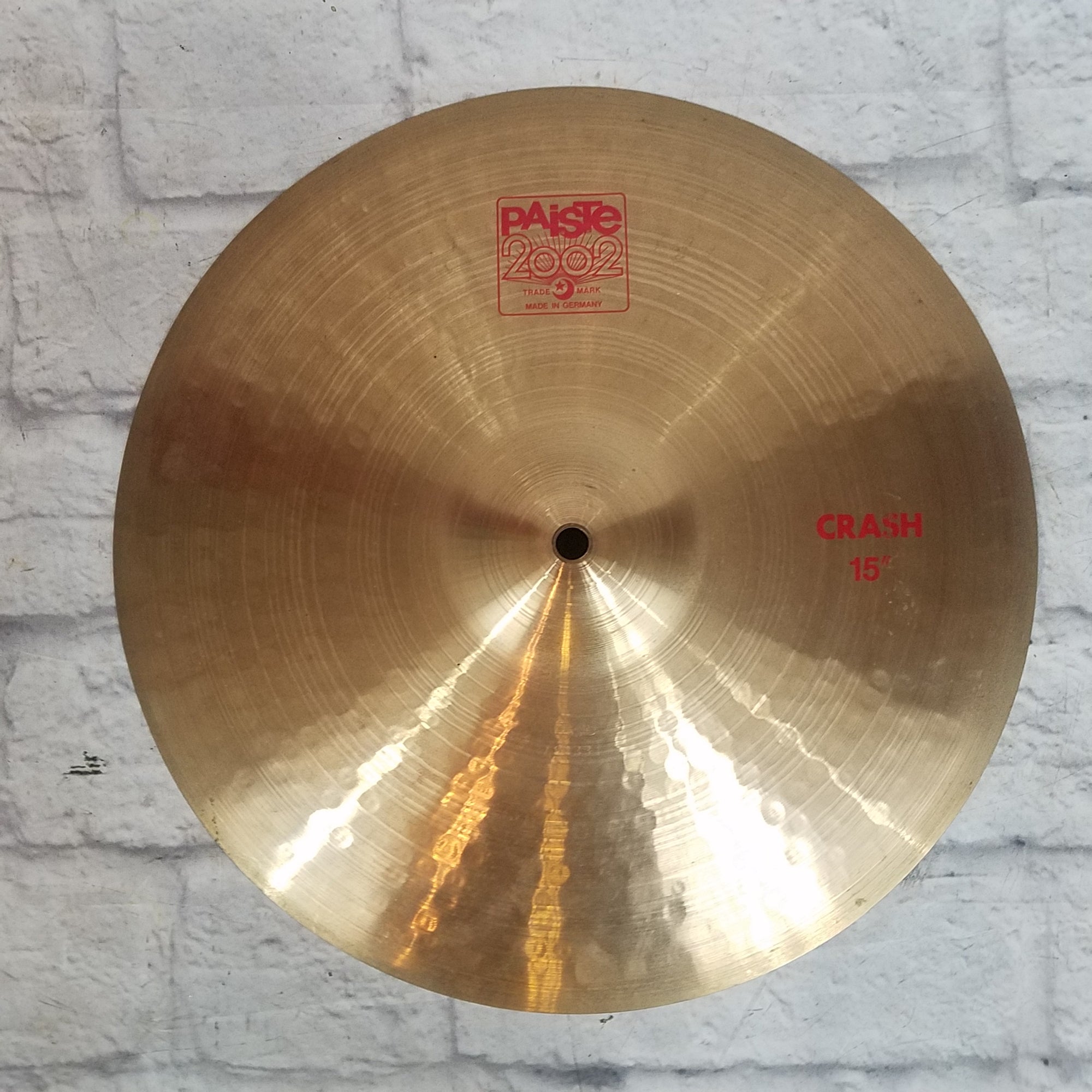 Paiste 2002 shop 15 crash