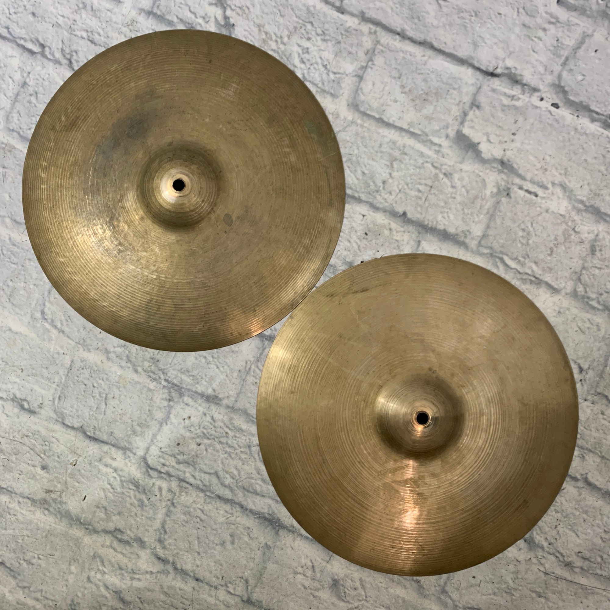 Zildjian 14" Hi Hat Cymbal (Pair) 1970s