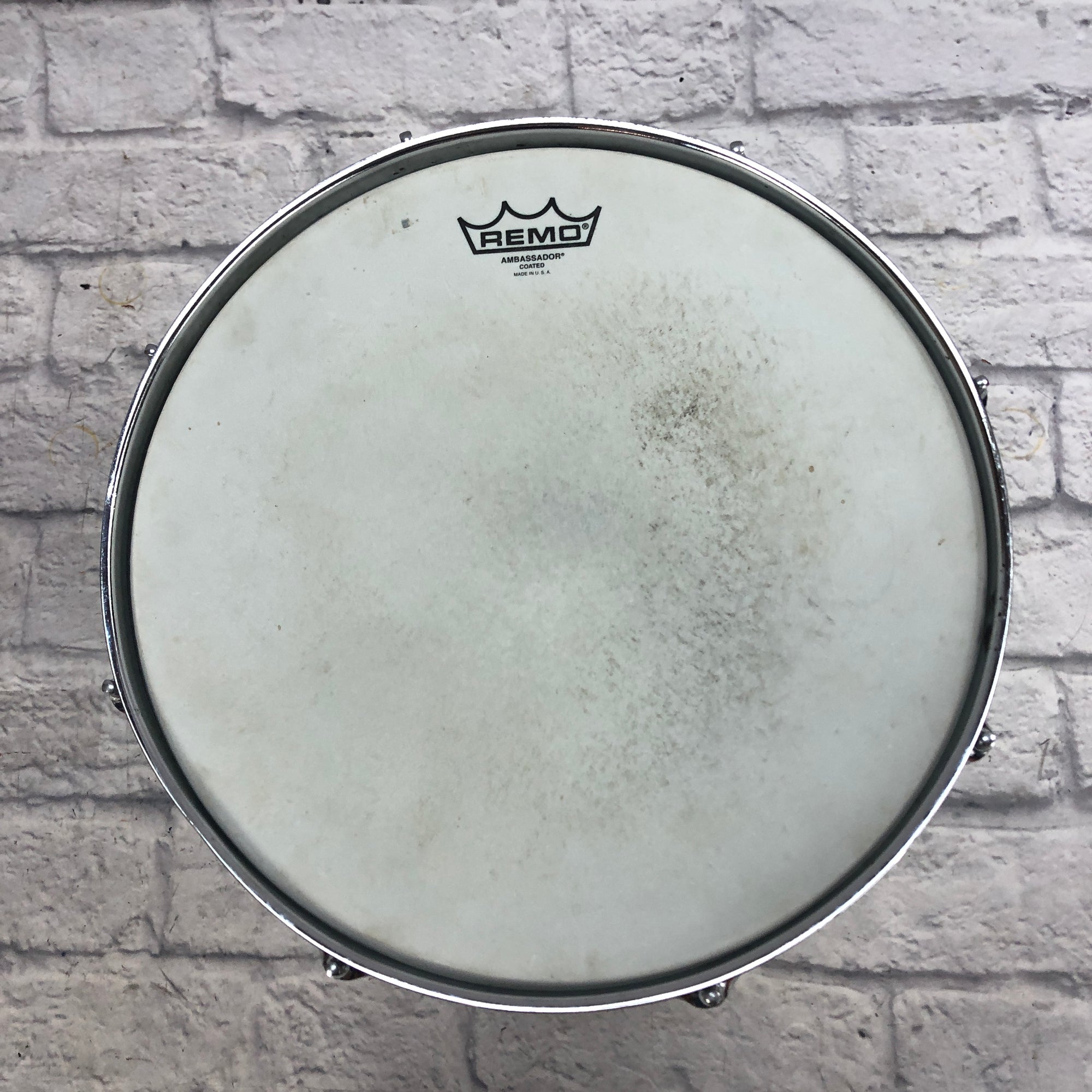 Vintage 1960s Rogers 14 x 10 Powertone White Pearl Tom Fullerton