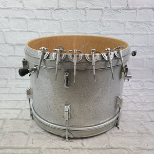 Kingston MIJ 20" Bass Drum - Silver Sparkle Wrap
