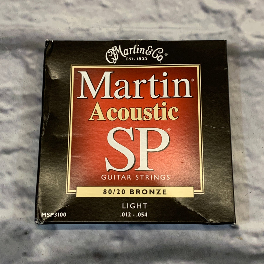 Martin MSP3100 SP 80/20 Bronze Light 12-54 Acoustic Guitar Strings