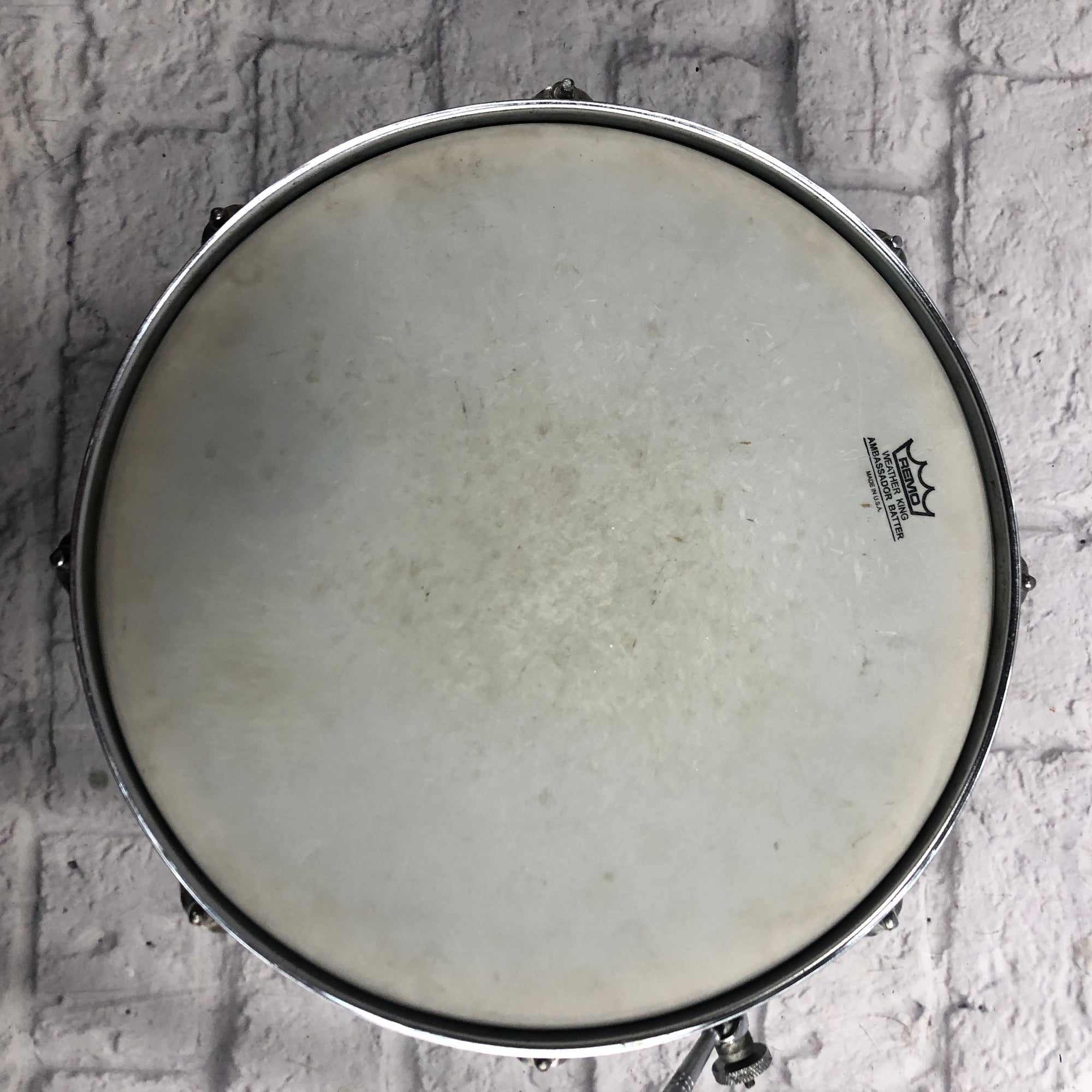 Ludwig 1960 White Marine Pearl Snare Drum