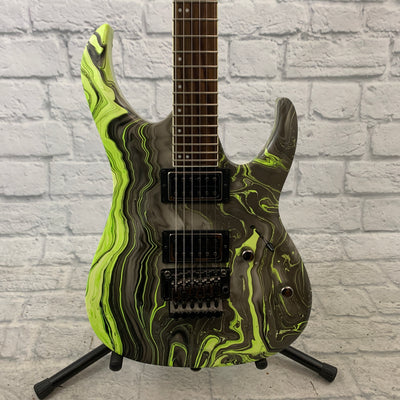 Spear Gladius Green Swirl Electric Guitar