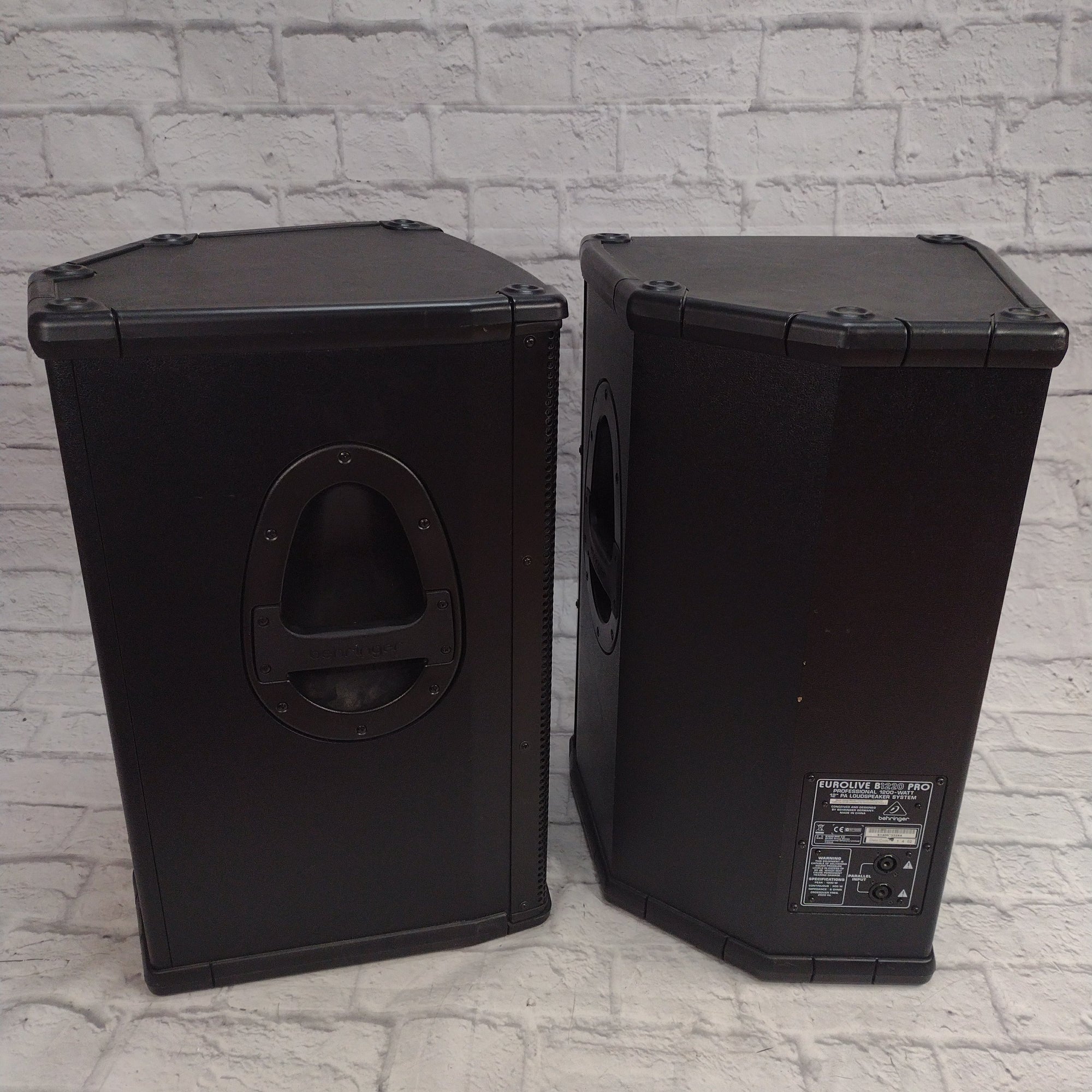 Behringer B1220 Pro Passive PA Speaker Pair