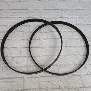 Pearl Export Series 22" Drum Hoops (Pair) Blue Inlay