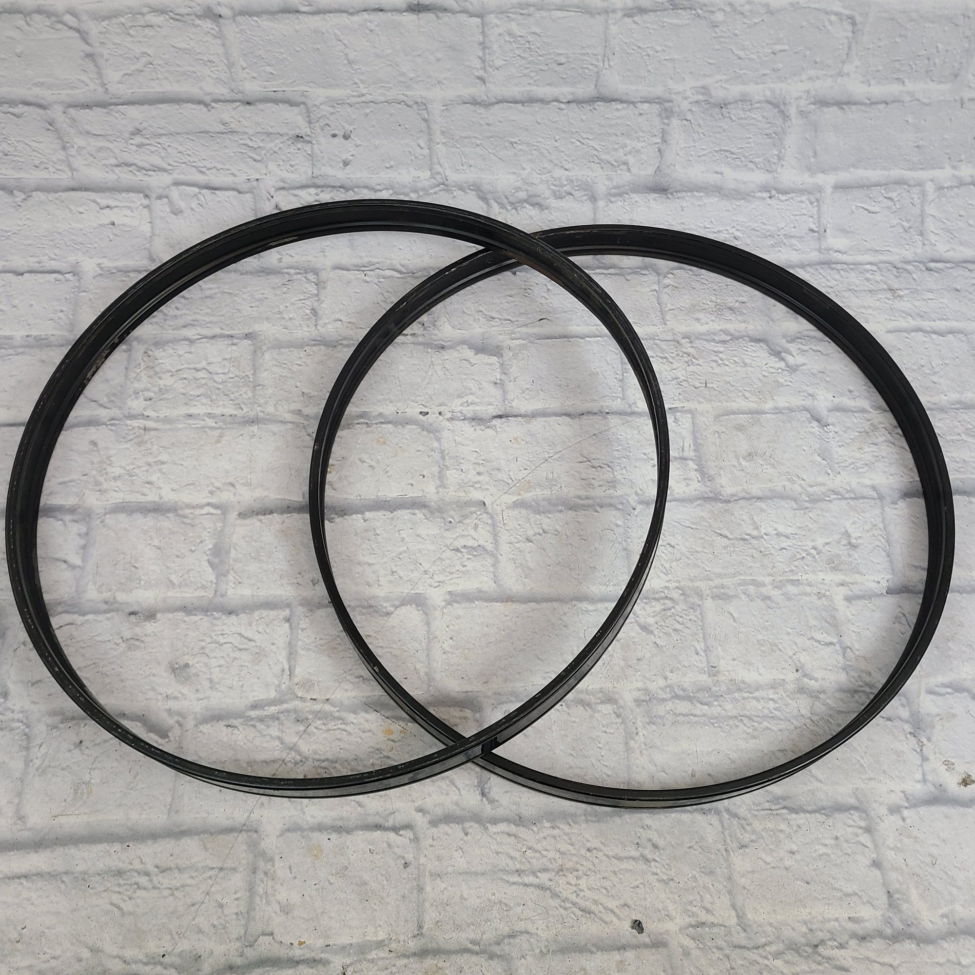Pearl Export Series 22" Drum Hoops (Pair) Blue Inlay