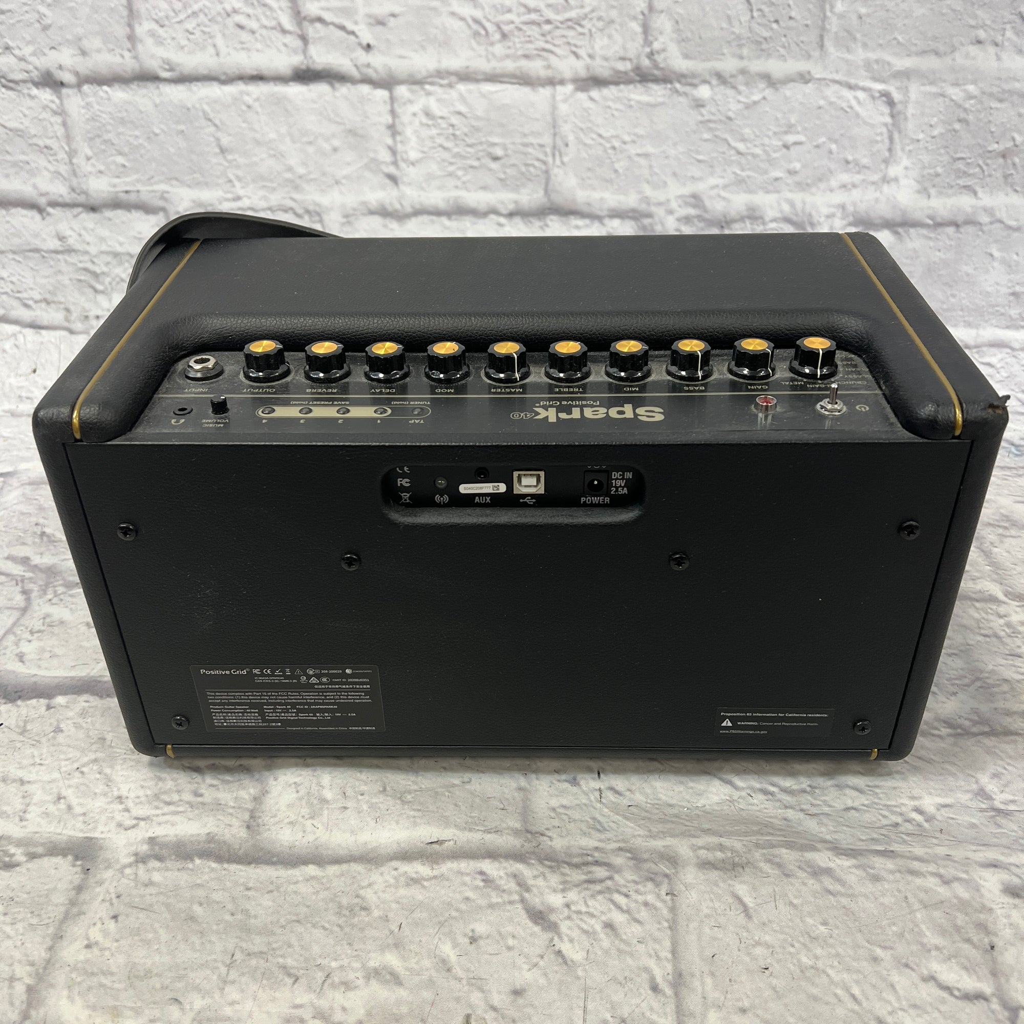 Positive Grid Spark 40 Modeling Combo Amp Evolution Music