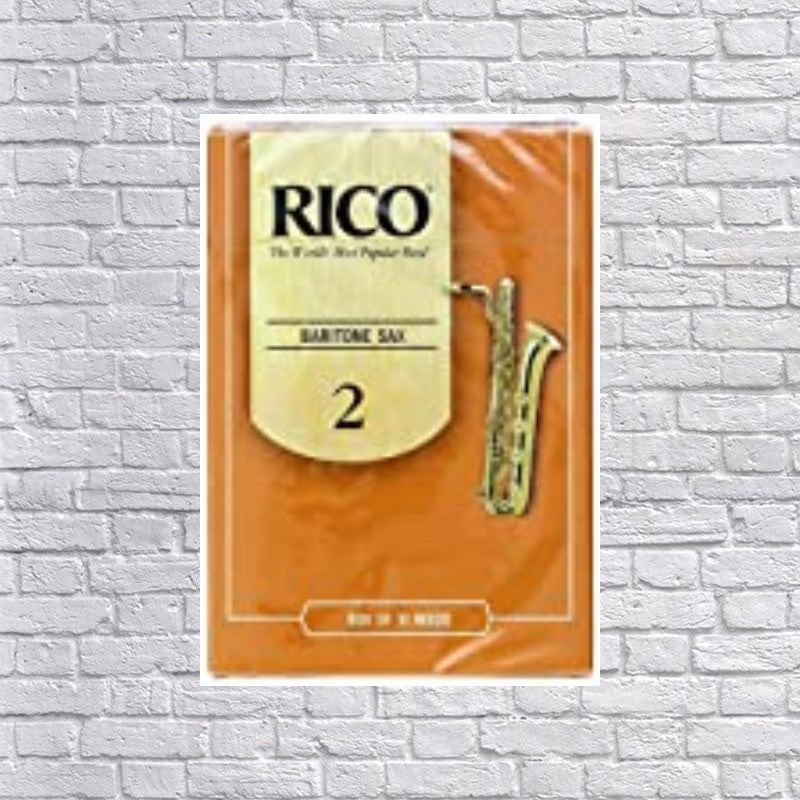 Rico Baritone Sax Reeds Strength 2 - Box of 10