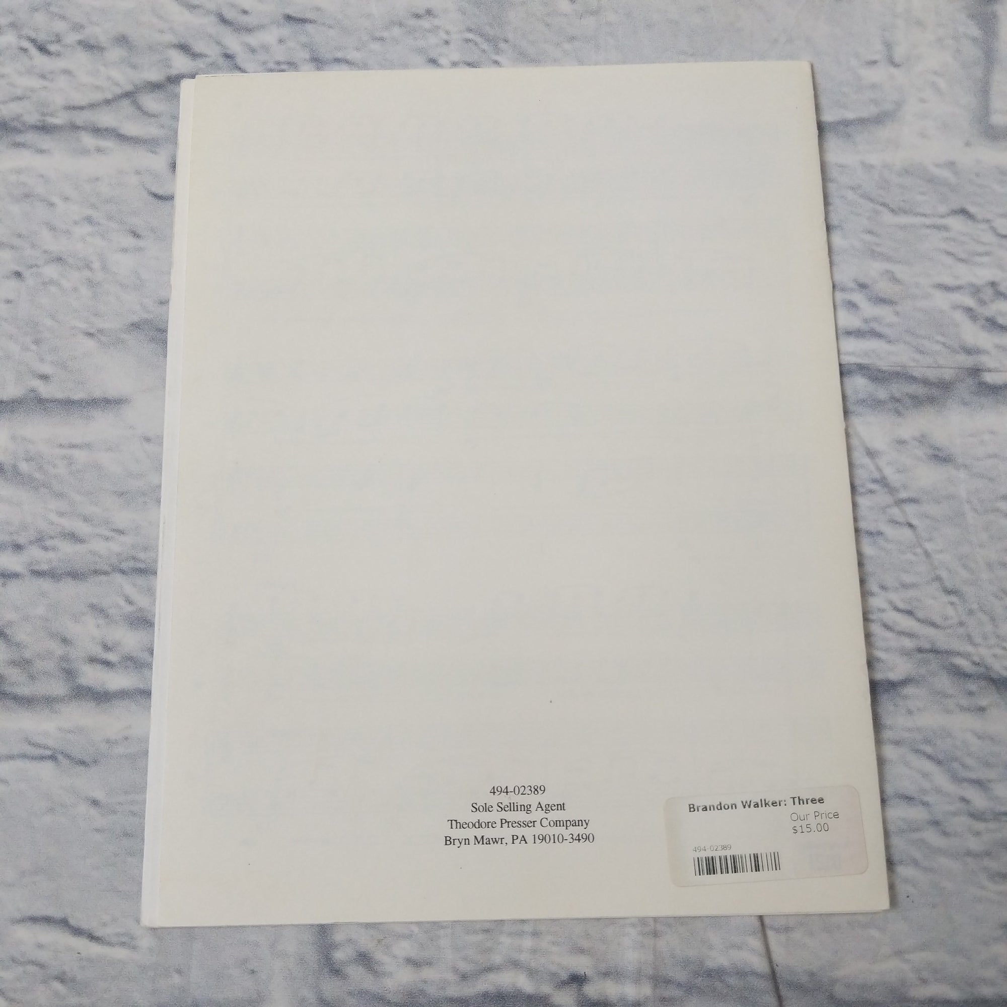 Brandon Walker Three Romances for Flute, Viola and Harp