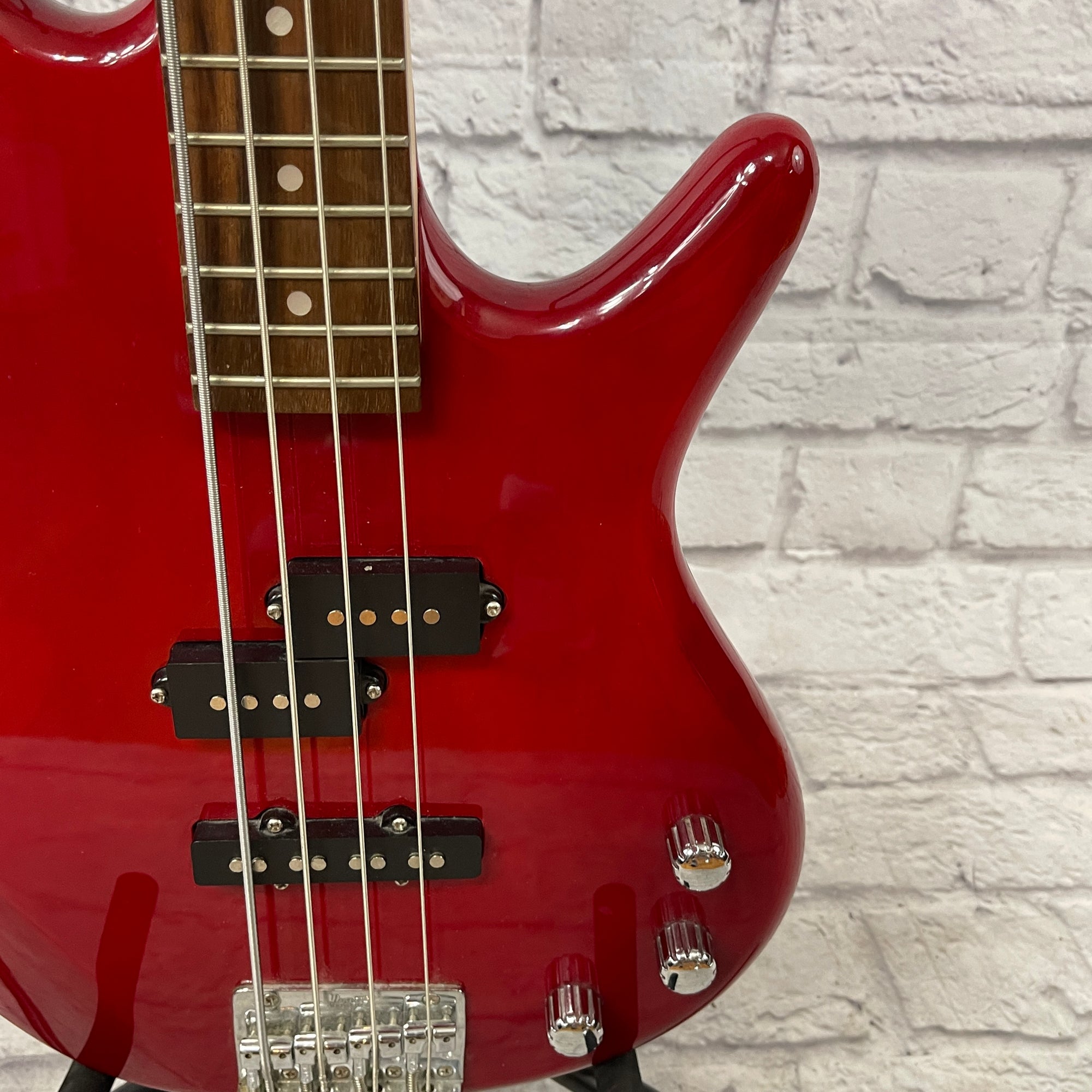 Ibanez Red Gio Bass  4 String Bass Guitar w/ Gig Bag