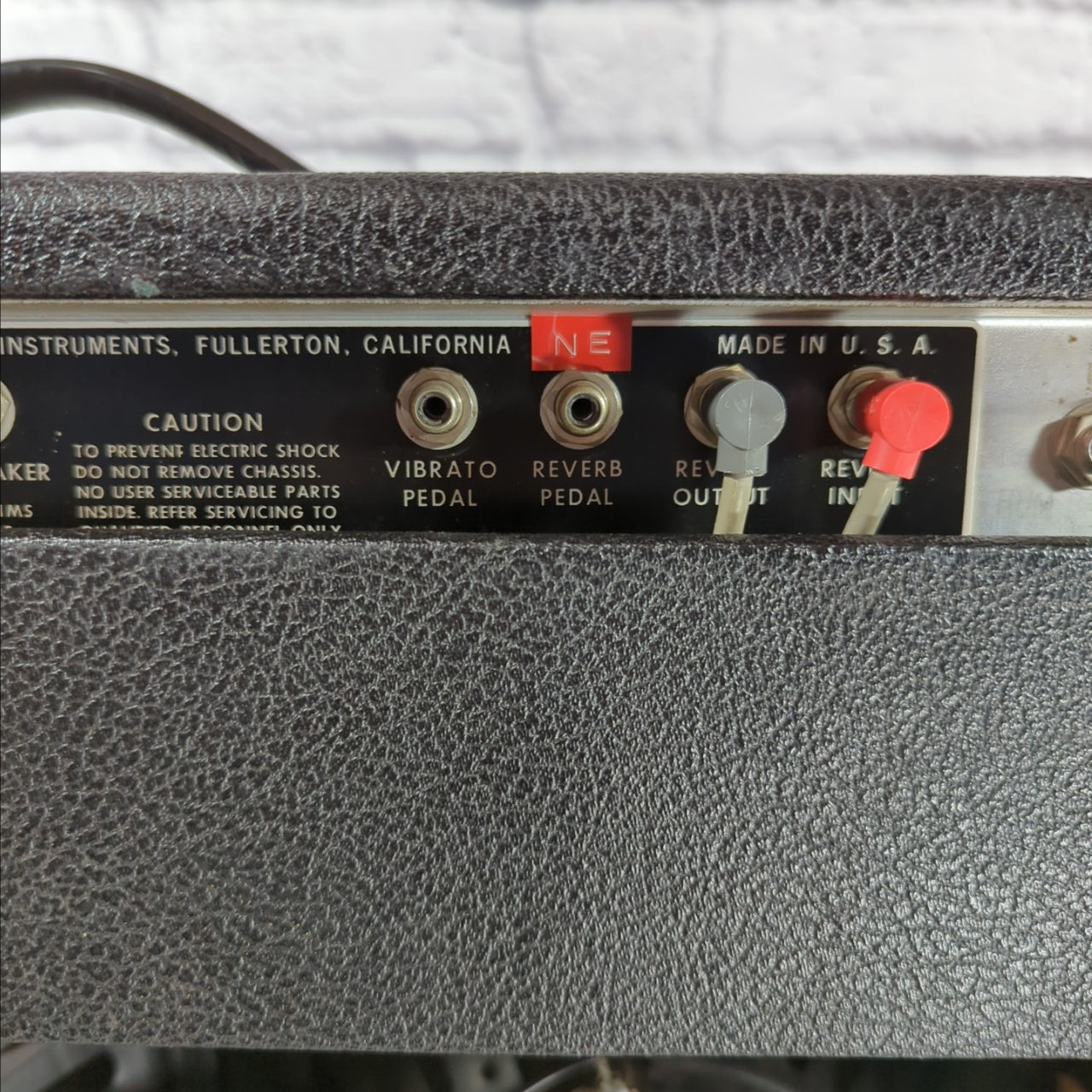 1976 Fender Silverface Twin Reverb Amp w/ casters