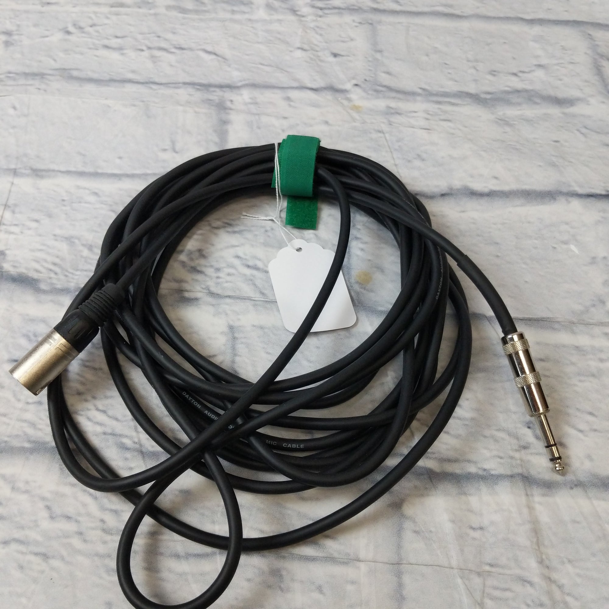 Dayton Audio cable male XLR to Balanced male TRS 25 ft