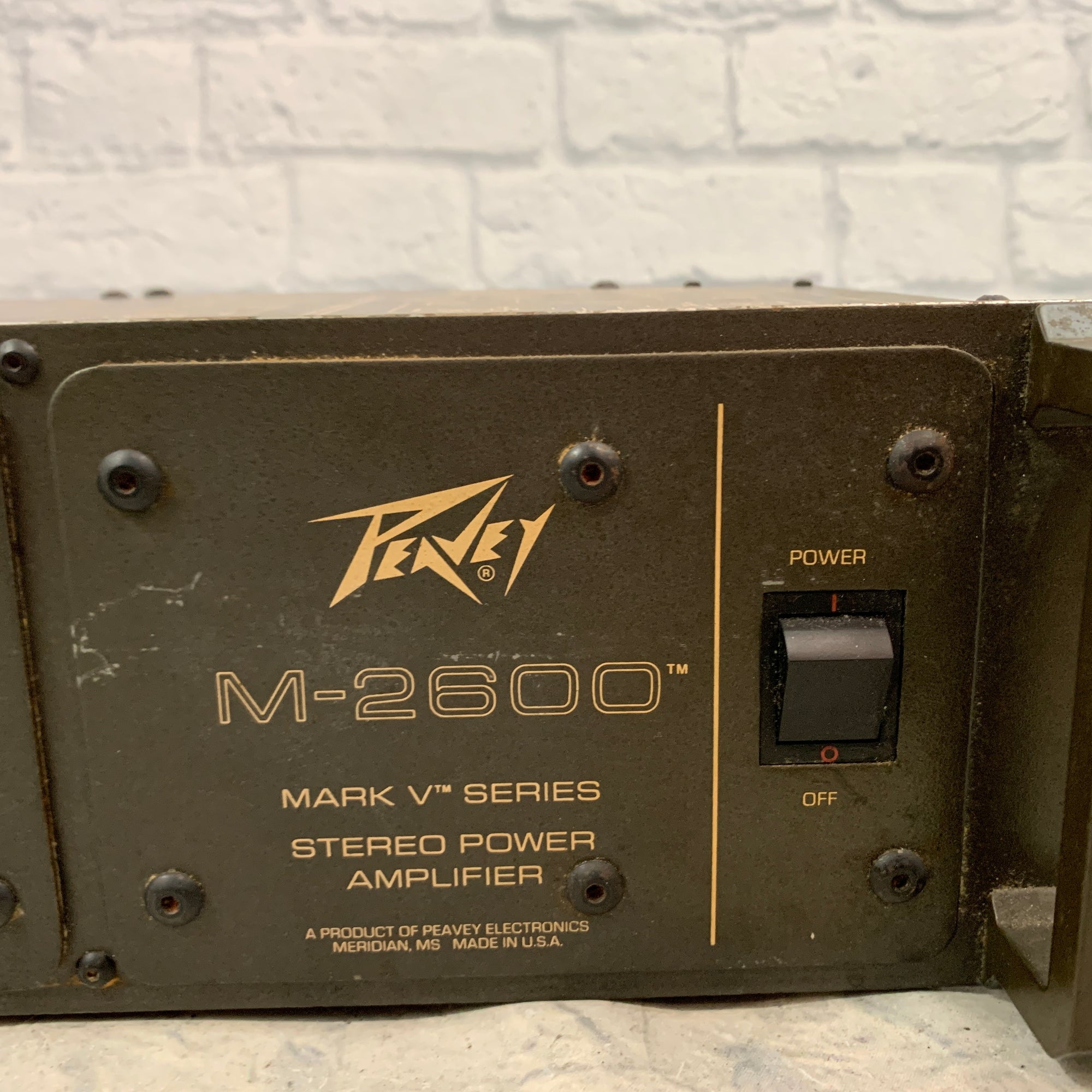 Peavey M 2600 Mark V Series 88 Stereo Power Amp Evolution Music