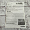 Boss RE-20 Space Echo Pedal NO POWER SUPPLY