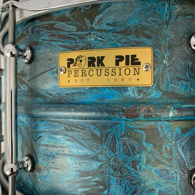 Pork Pie 13" Brass Patina Snare Drum