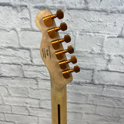 Unknown Telecaster Style Solid Body Metallic Blue