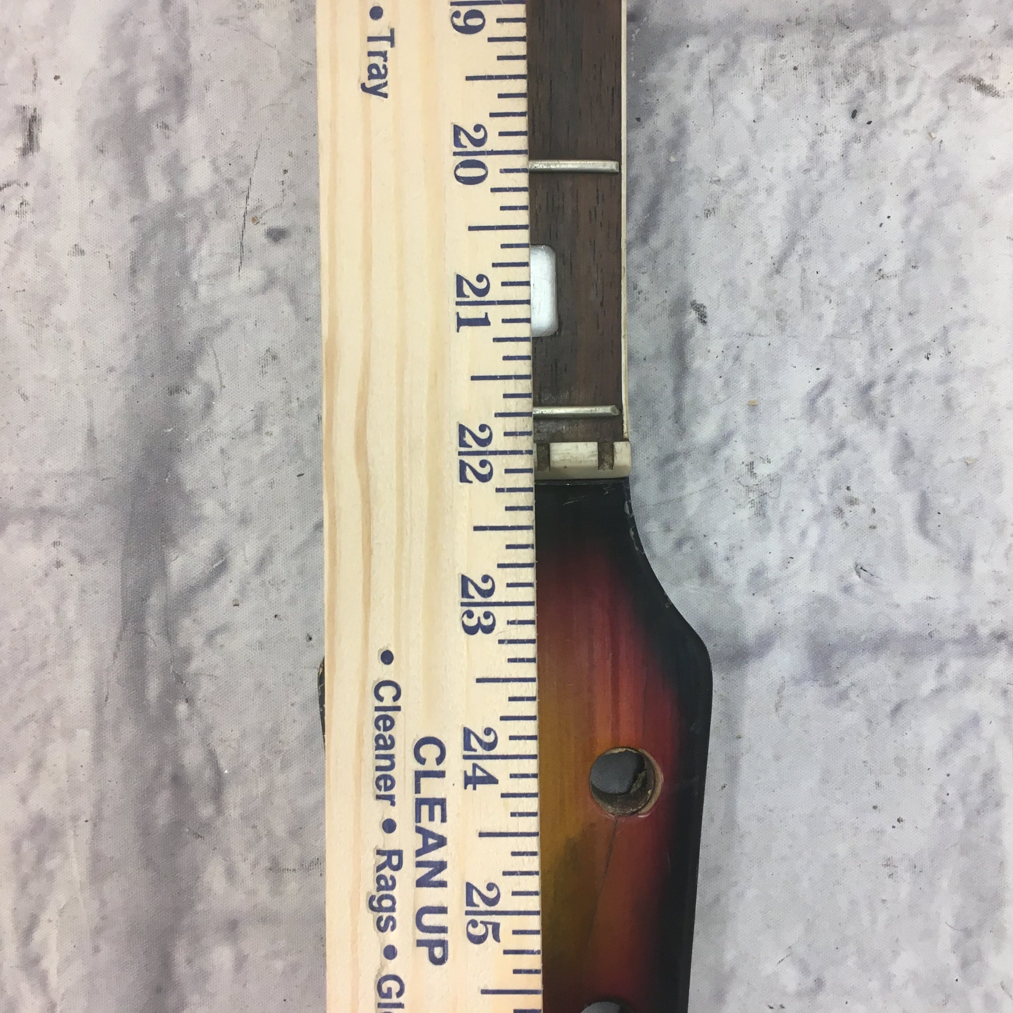Vintage 1960s Short Scale Bass Guitar Neck (G) Rosewood Fretboard Made in Japan