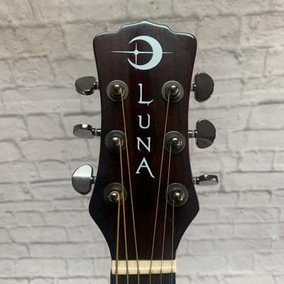 Luna Gypsy Spalt Acoustic Guitar AS IS