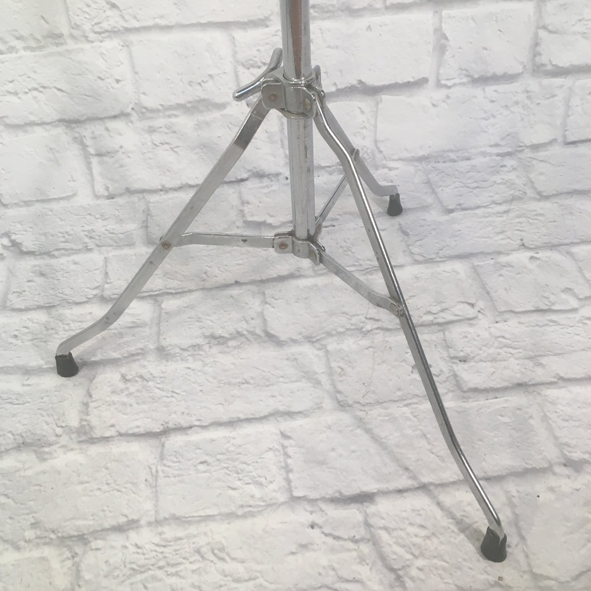 1960s Rogers Swiv-O-Matic Swan Leg Straight Cymbal Stand w Slingerland Top Piece