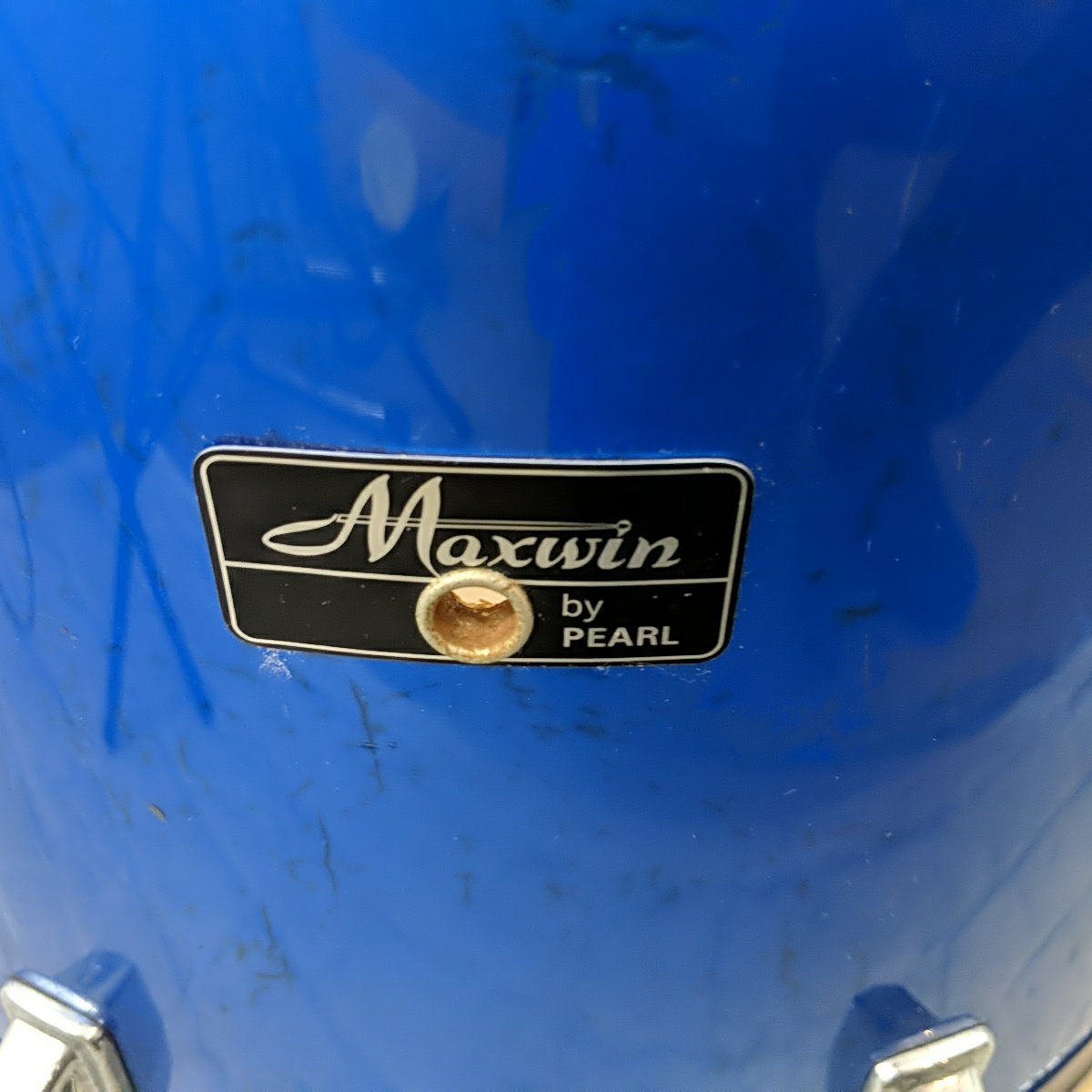 Vintage 1970s Maxwin by Pearl 14 x 16 Floor Tom - Blue