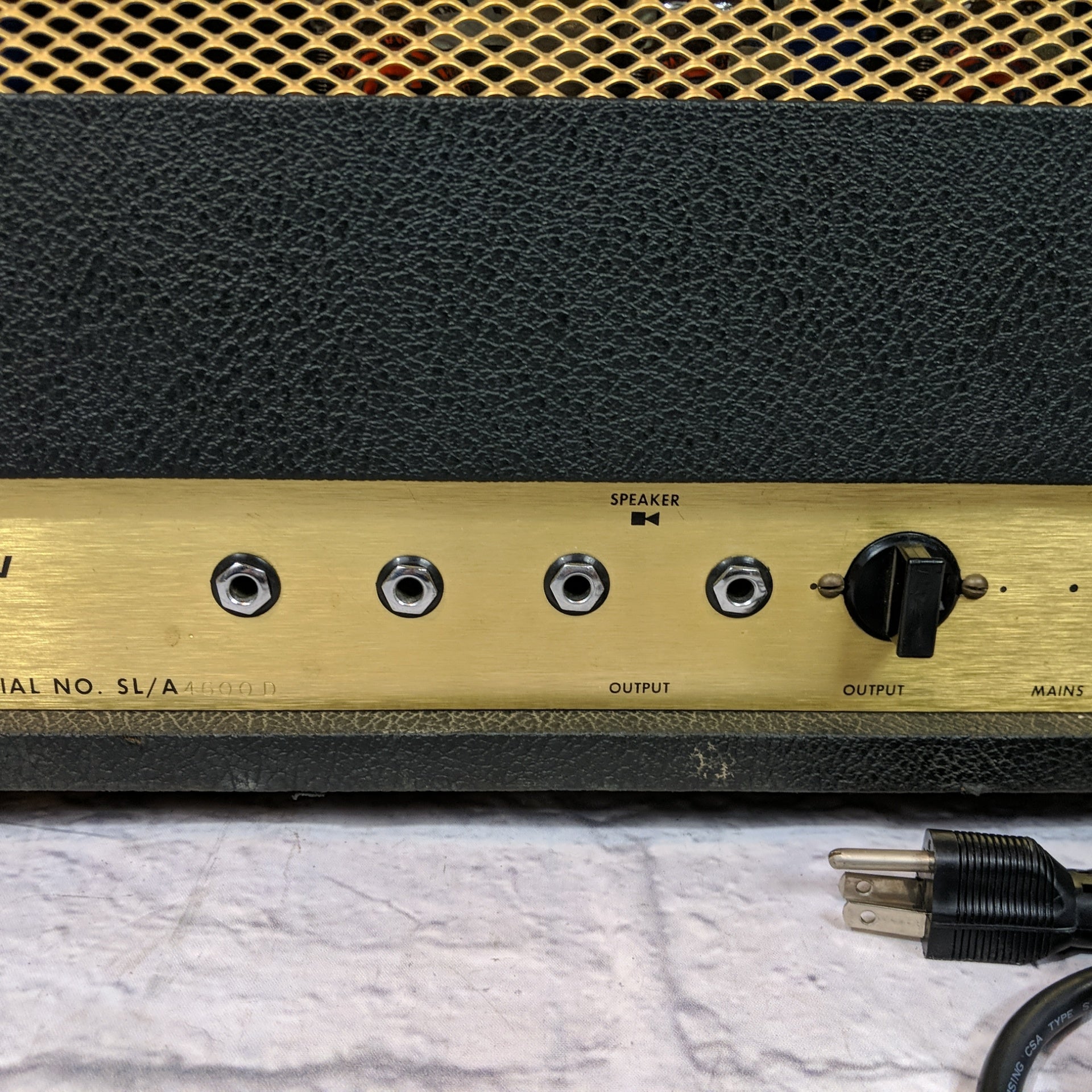 Marshall Super Lead 100 1972 Guitar Head with road case