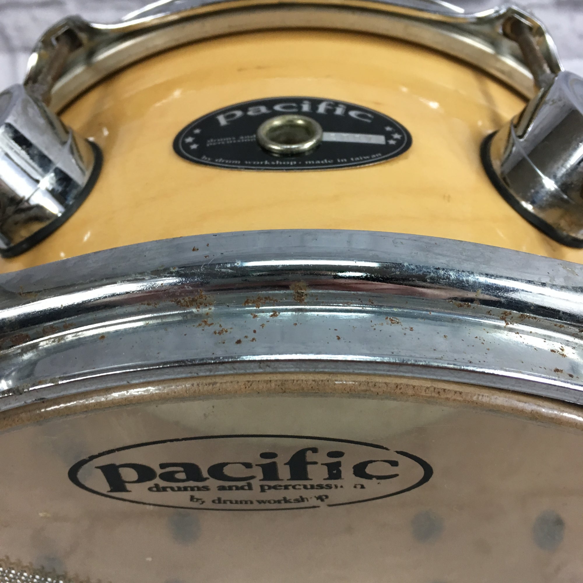 Pacific 10in x 6in Popcorn Snare Drum