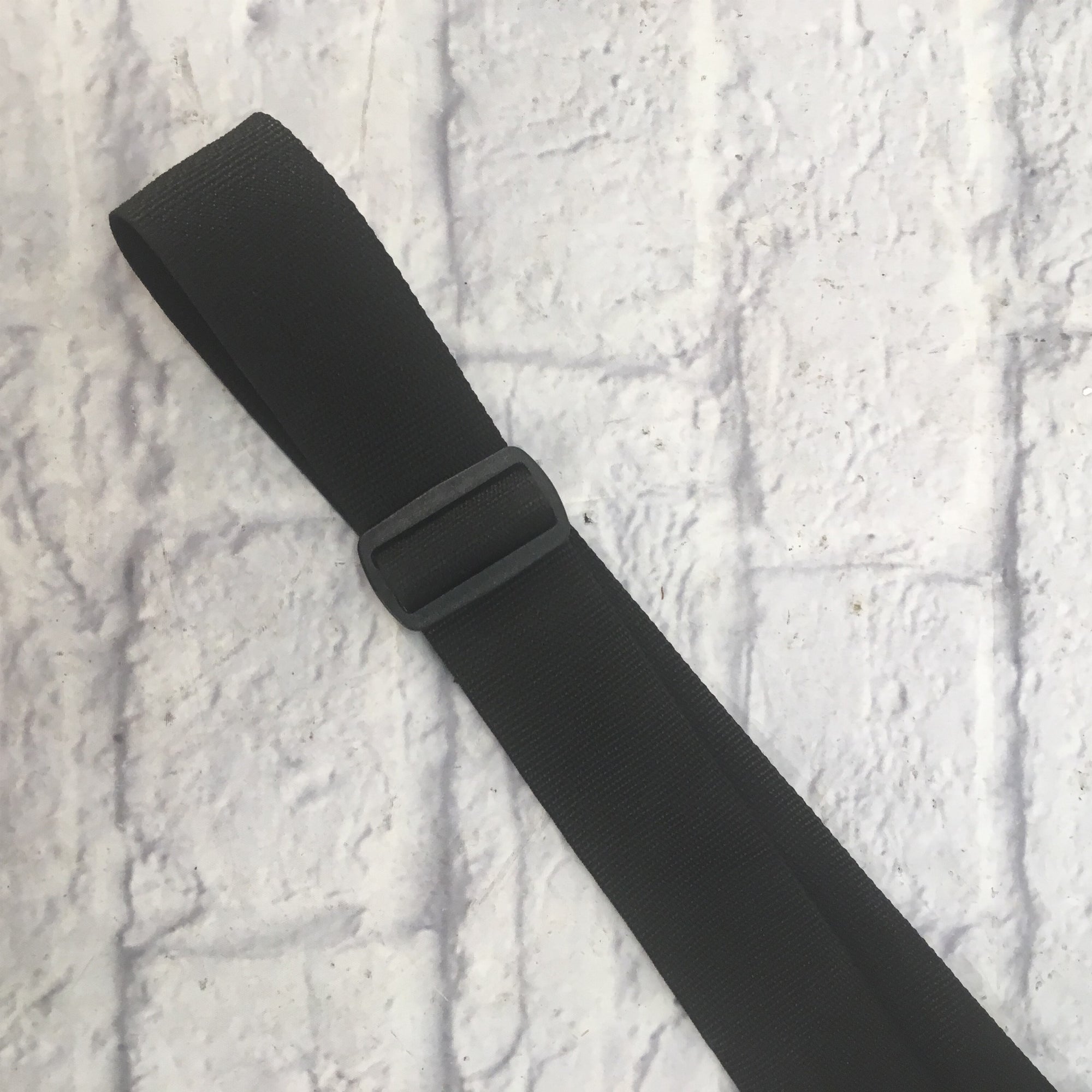 Ernie Ball Black Nylon Guitar Strap with Strap Lock Ends