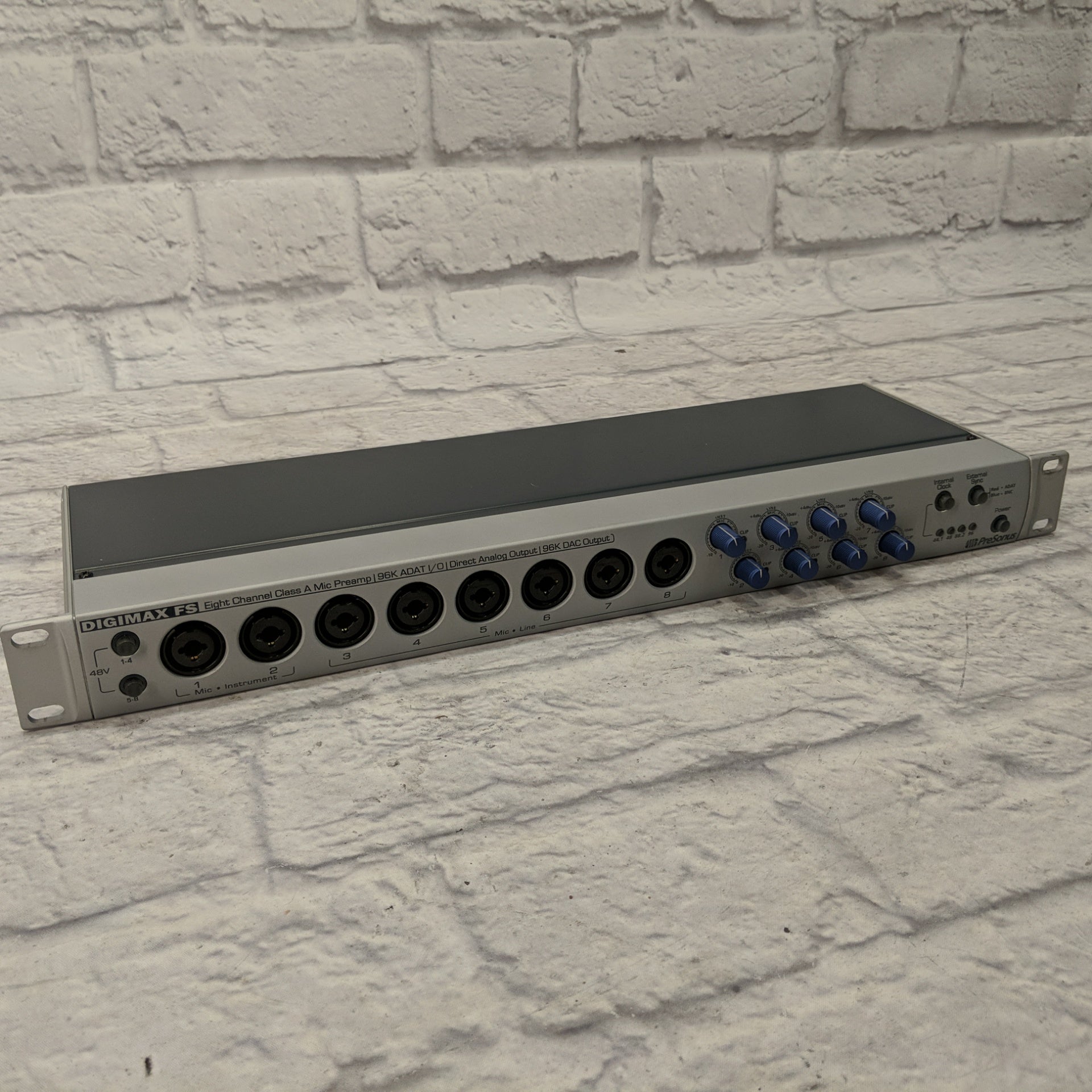 Presonus Digimax FS 8 Channel Preamplifier with 24-Bit/96K ADAT I/O