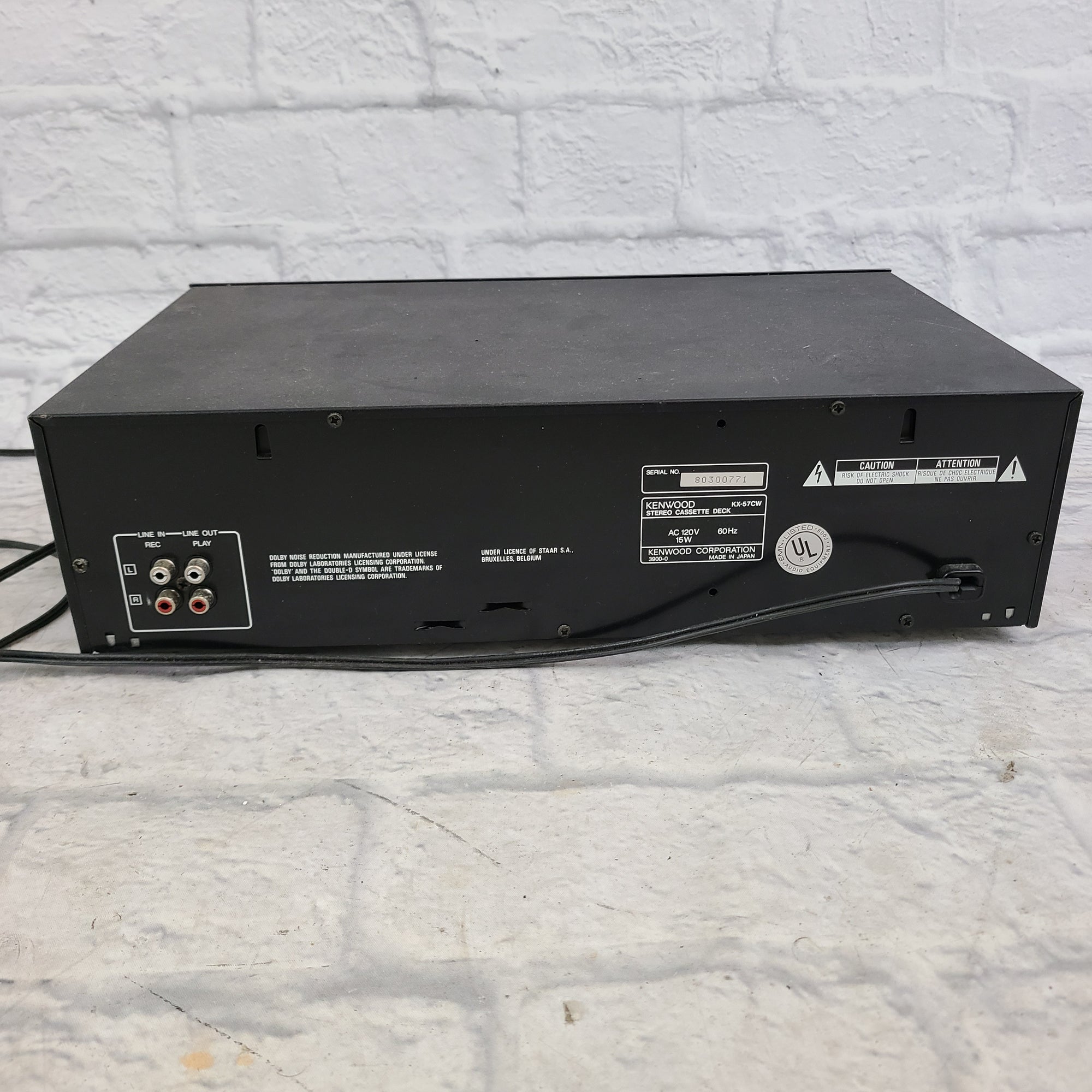 Kenwood KX 57CW Cassette Player