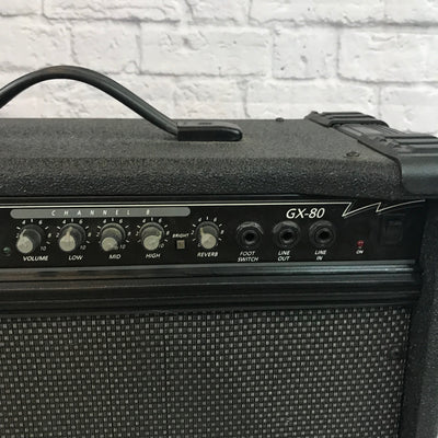 Crate GX-80 12in Speaker 2 Channel - 80 Watts Guitar Combo Amplifier