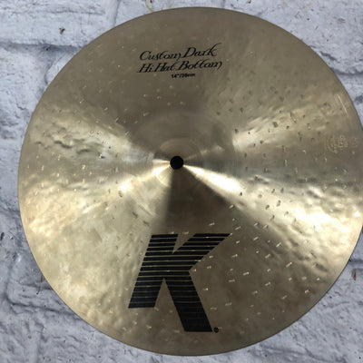 Zildjian 14 K Custom Dark Hi Hat Cymbal Set