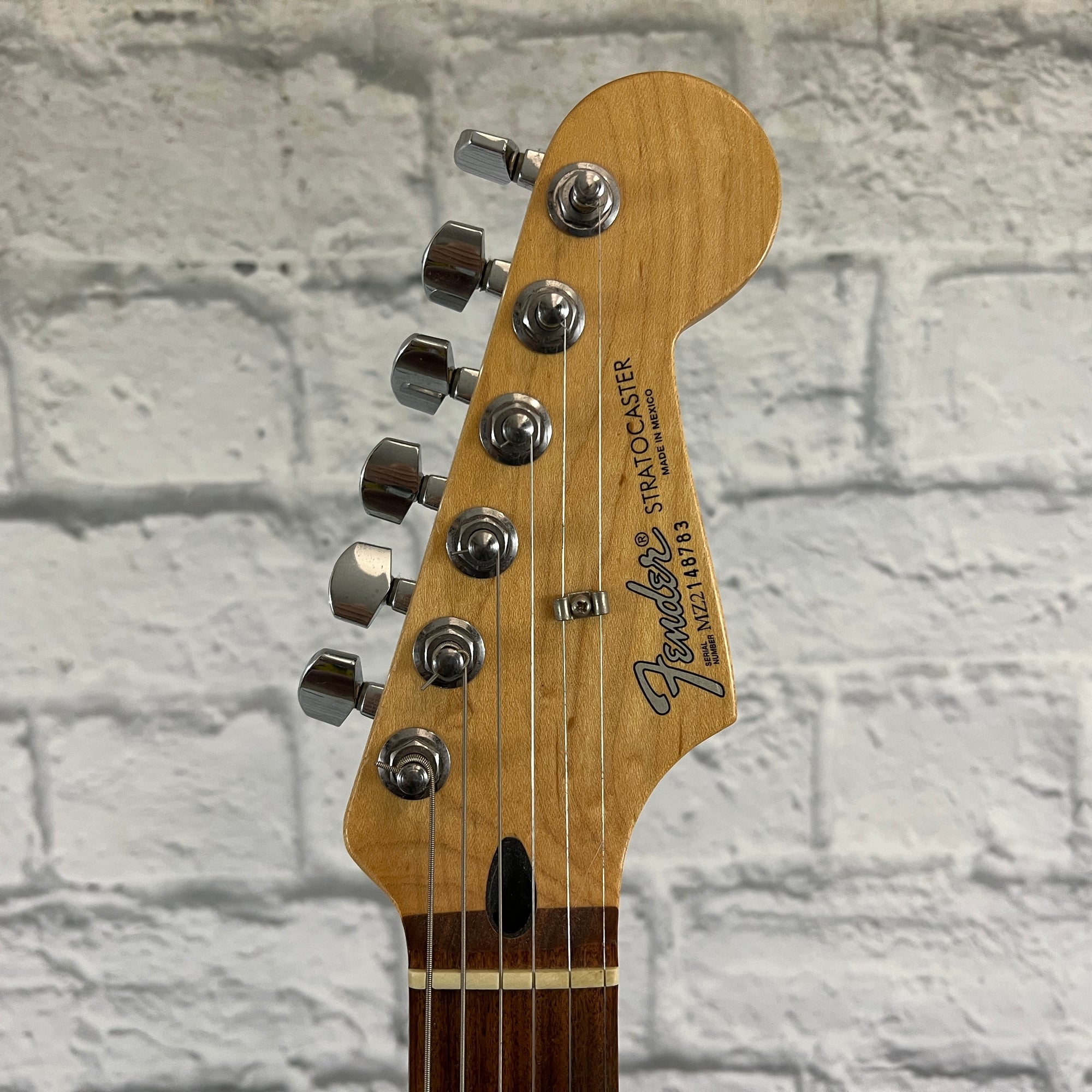 2003 MIM Fender Standard Stratocaster HSS Electric Guitar - Midnight Wine w/ Gig Bag