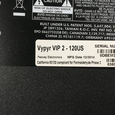 Peavey Vypyr VIP-2 Modeling Guitar Combo Amplifier