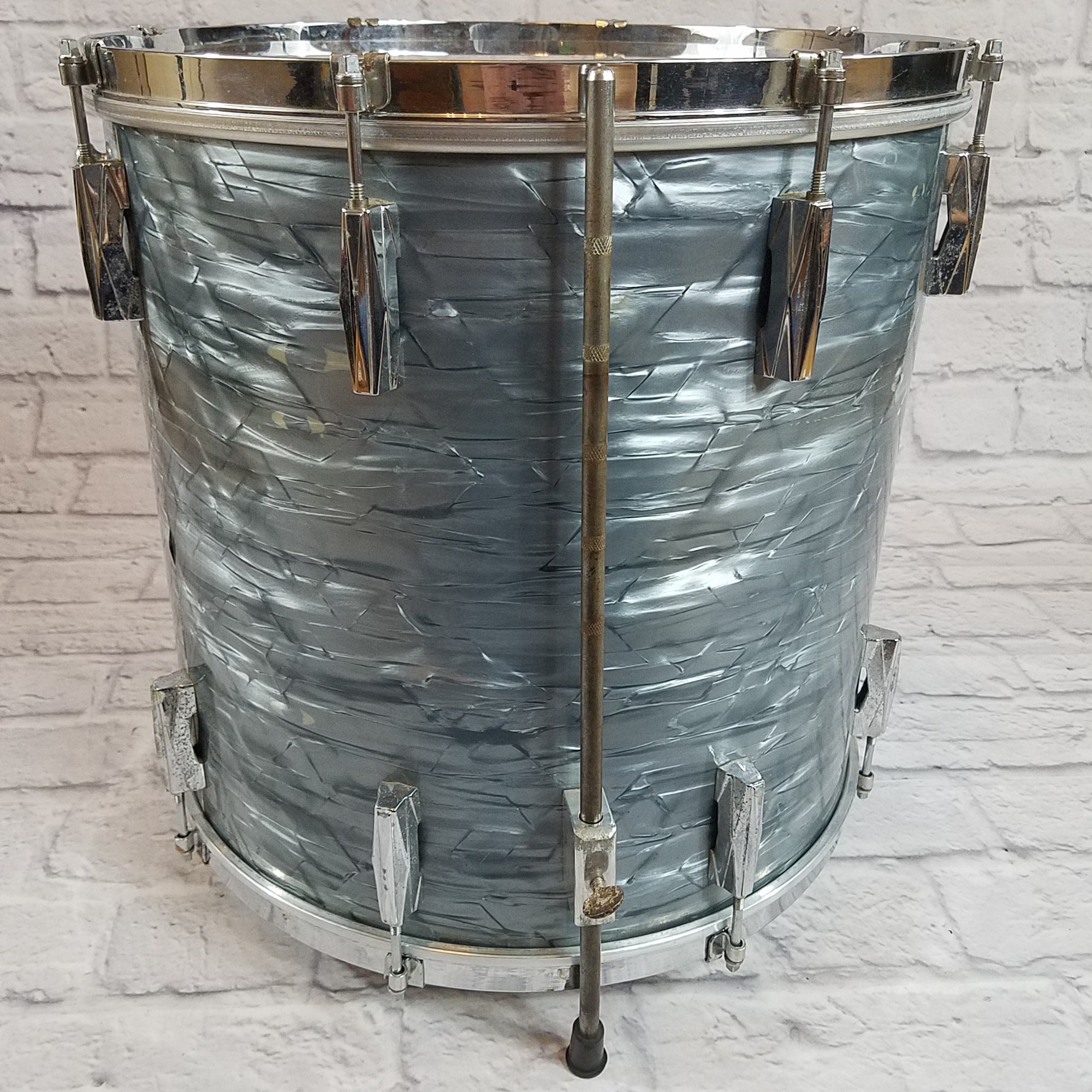 Gretsch 40's Broadcaster Midnight Blue Pearl 16x16 Floor Tom