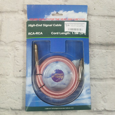 Audio 2000's RCA cable 1.5M (5FT) Assorted Color