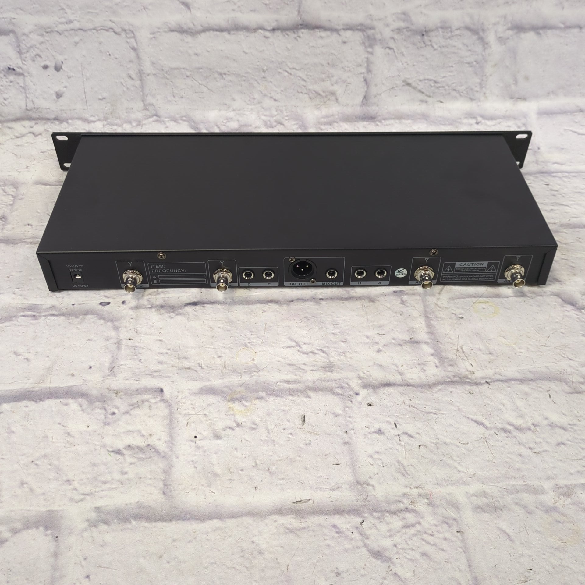 Guarda Audio 4-Channel UHF Wireless Microphone System with 4 Handheld Dynamic Microphones