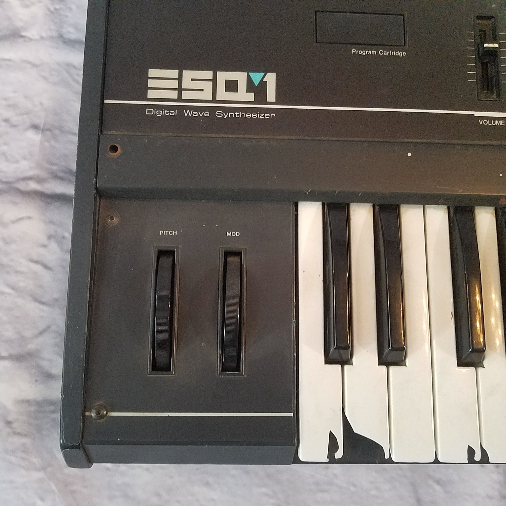 Ensoniq ESQ-1 Wave Synthesizer For Parts AS IS