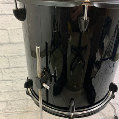Groove Percussion Black Wrap 14" Floor Tom