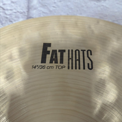 Zildjian 14 K Fat Hats Hi Hat Cymbal Pair