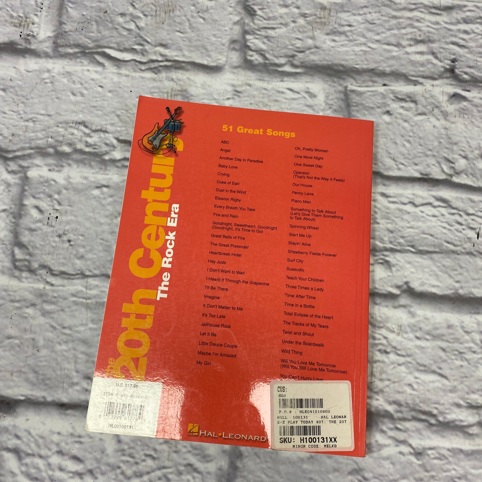 Hal Leonard The 20th Century: The Rock Era Piano  Book