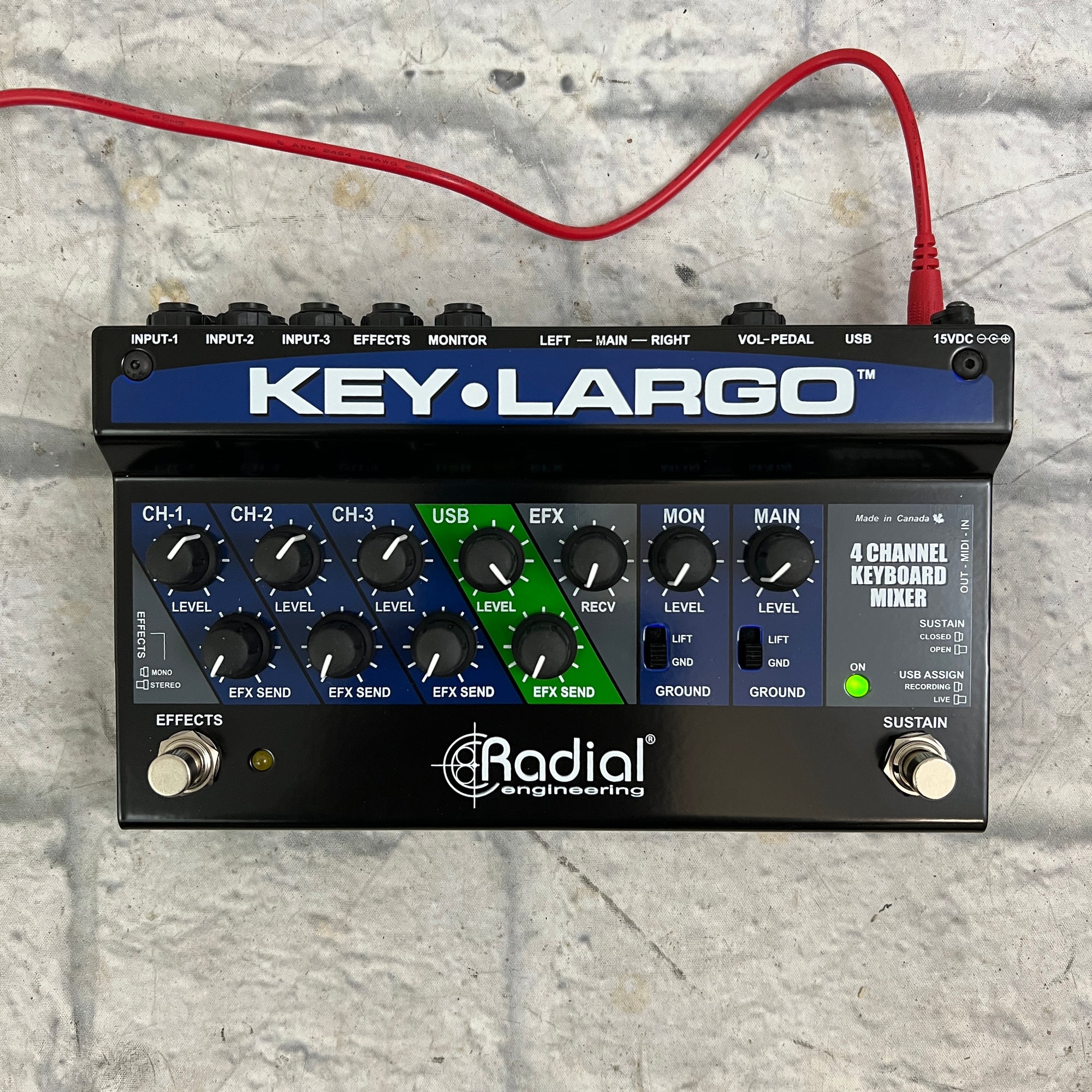 Radial Key Largo Keyboard Mixer Pedal
