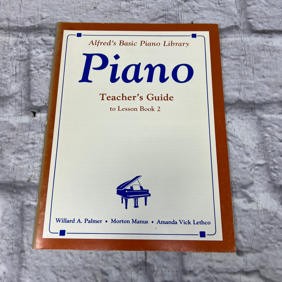 Alfred's Basic Piano Library-teacher's Guide-lesson Book Level 2