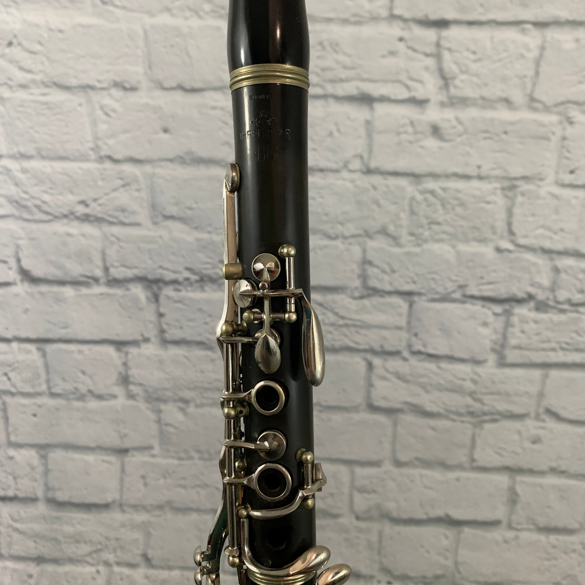 Three Star Bb Flat Ebonite Clarinet w/ Case