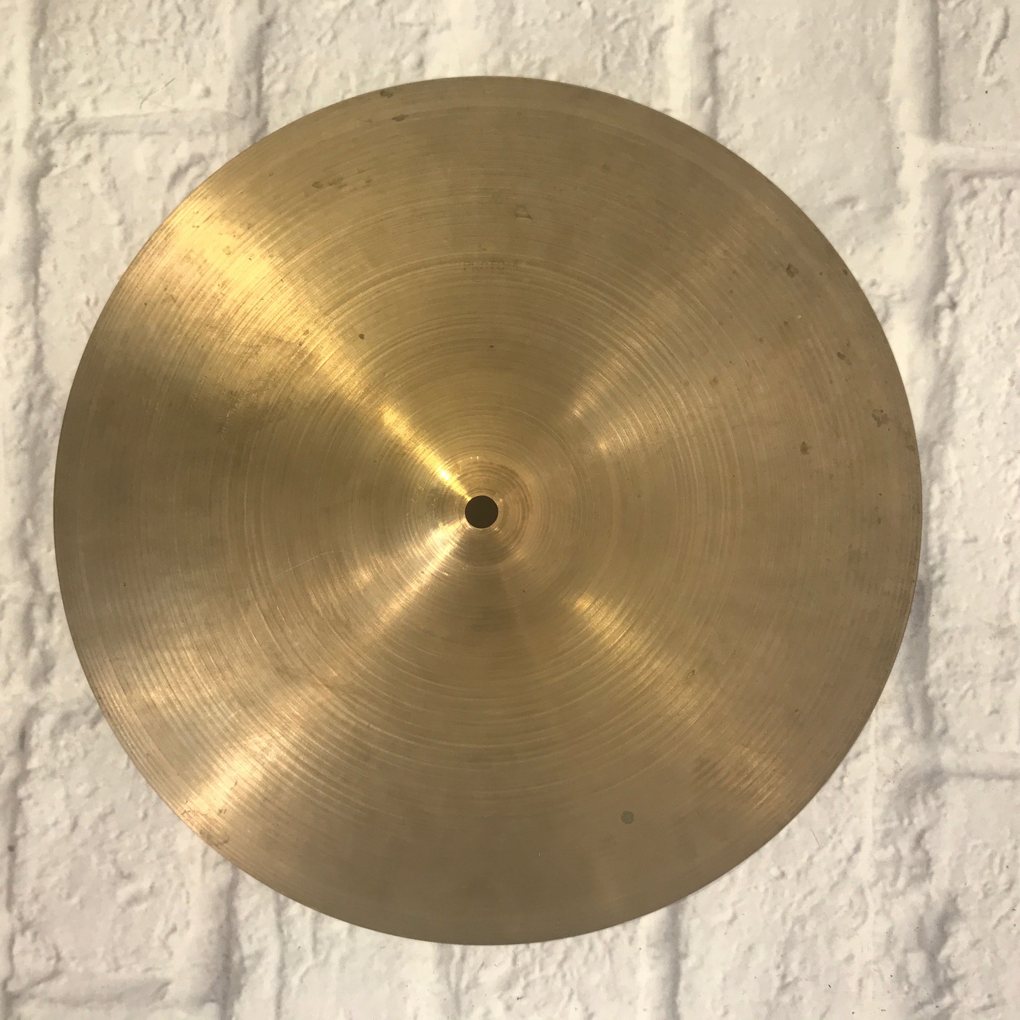 1970's Zildjian 14 Inch Hi Hat Cymbal Pair