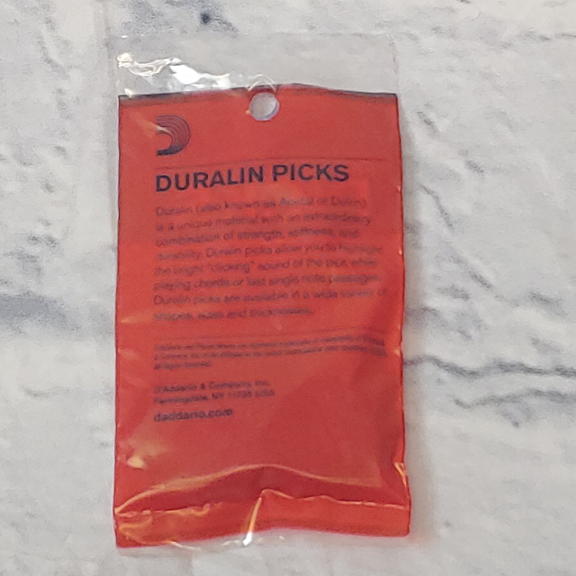 D'Addario Duralin Picks Black Ice X-Heavy 1.5 mm 10 pack